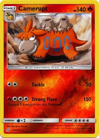 Camerupt Reverse Holo 24