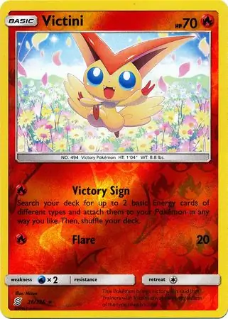 Victini Reverse Holo 26 Normal