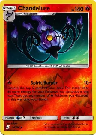 Chandelure Reverse Holo 30