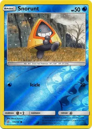 Snorunt Reverse Holo 37 Normal