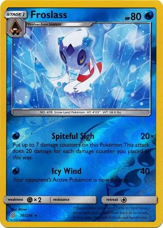 Froslass Reverse Holo 38 Normal