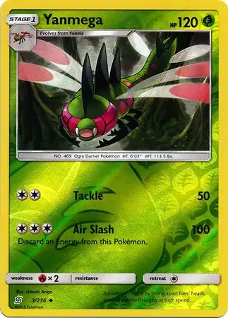 Yanmega Reverse Holo 3