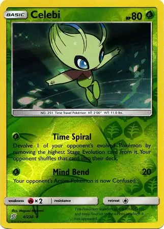 Celebi Reverse Holo 4 Normal
