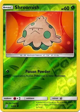 Shroomish Reverse Holo 5