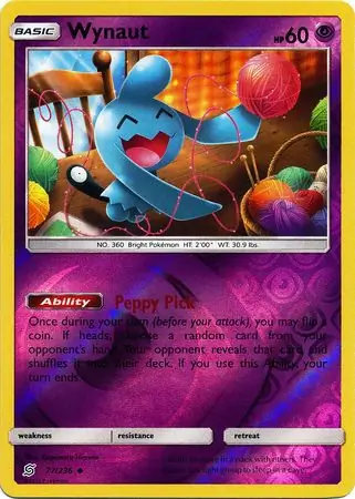 Wynaut Reverse Holo 77