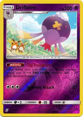 Drifblim Reverse Holo 81 Normal