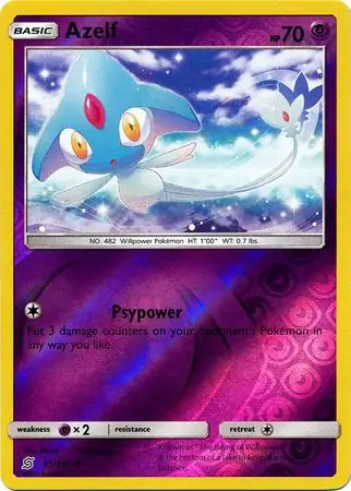 Azelf Reverse Holo 85 Normal