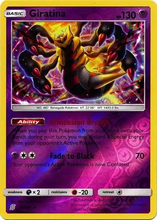 Giratina Reverse Holo 86 Normal