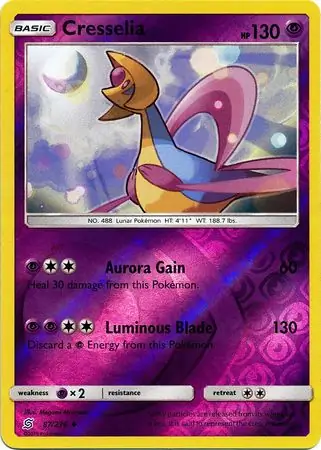 Cresselia Reverse Holo 87 Normal