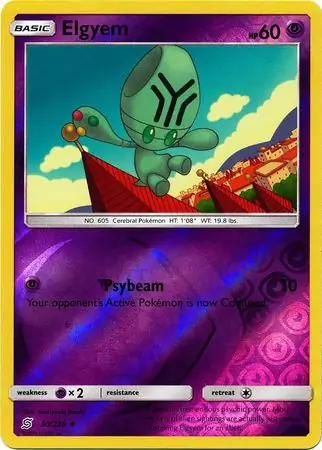 Elgyem Reverse Holo 90 Normal