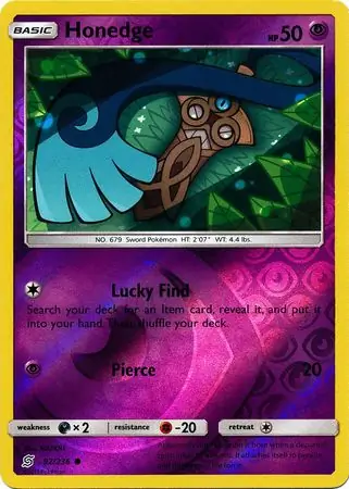 Honedge Reverse Holo 92 Normal