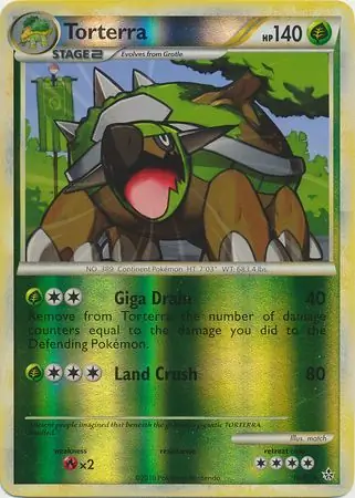 Torterra Reverse Holo 10 Normal
