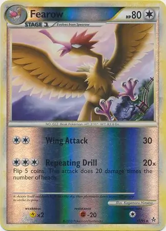 Fearow Reverse Holo 15 Normal