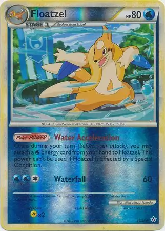 Floatzel Reverse Holo 16 Normal