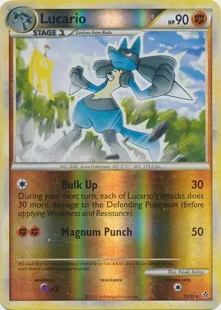 Lucario Reverse Holo 19