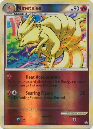 Ninetales Reverse Holo 20 Normal