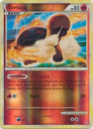 Torkoal Reverse Holo 25 Normal