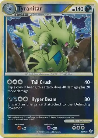 Tyranitar Reverse Holo 26 Normal