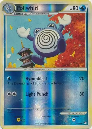 Poliwhirl Reverse Holo 37 Normal