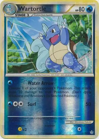 Wartortle Reverse Holo 42 Normal