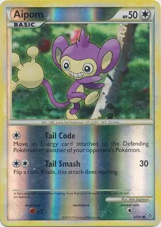 Aipom Reverse Holo 43