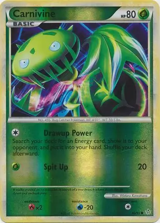 Carnivine Reverse Holo 46 Normal