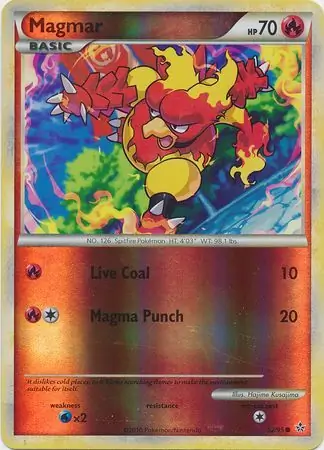 Magmar Reverse Holo 52 Normal