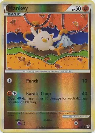Mankey Reverse Holo 53