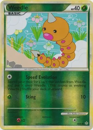 Weedle Reverse Holo 69