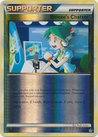 Emcee's Chatter Reverse Holo 73 Normal