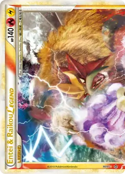 Entei & Raikou Legend Top 90 Normal