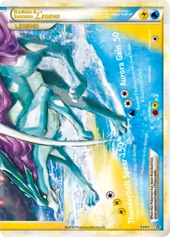 Raikou & Suicune Legend Bottom 93 Normal