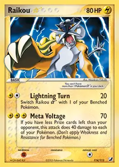 Raikou Gold Star 114 Normal