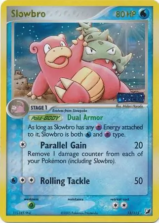 Slowbro Reverse Holo 13 Normal