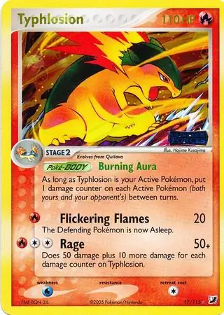 Typhlosion Reverse Holo 17