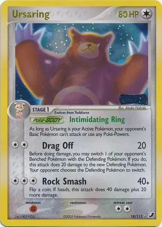 Ursaring Reverse Holo 18