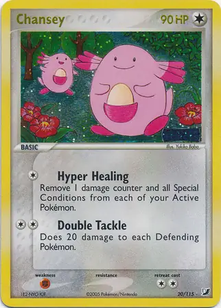 Chansey Reverse Holo 20 Normal