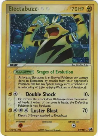 Electabuzz Reverse Holo 22 Normal