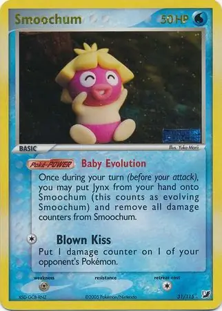 Smoochum Reverse Holo 31 Normal