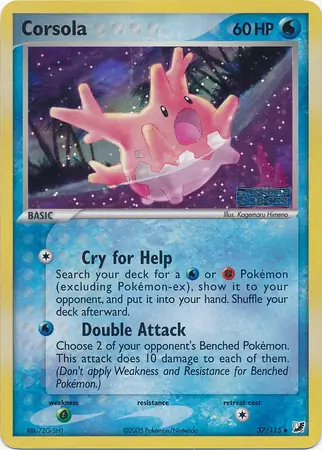 Corsola Reverse Holo 37 Normal