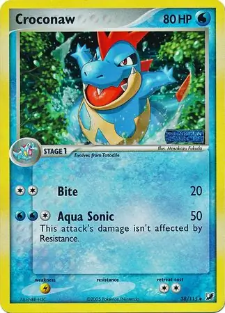Croconaw Reverse Holo 38