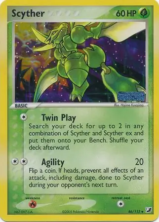 Scyther Reverse Holo 46 Normal