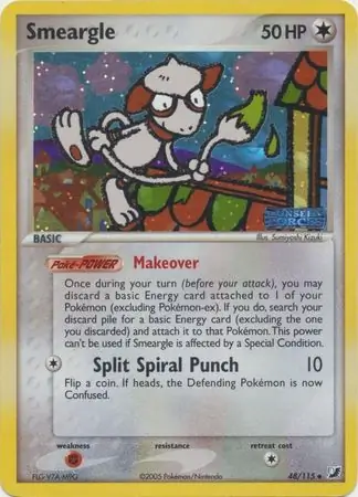 Smeargle Reverse Holo 48 Normal