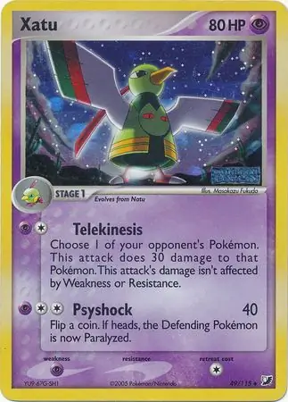 Xatu Reverse Holo 49 Normal
