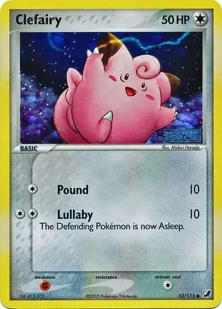 Clefairy Reverse Holo 53