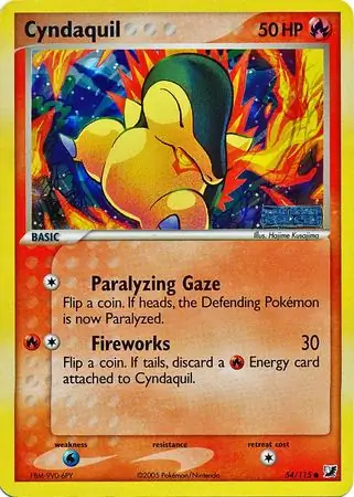 Cyndaquil Reverse Holo 54 Normal