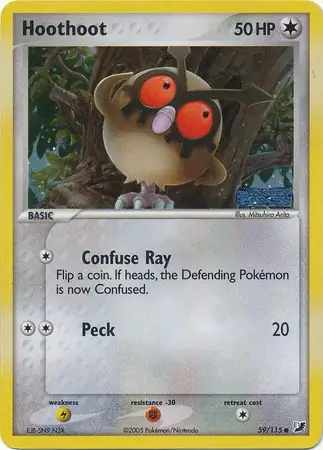 Hoothoot Reverse Holo 59 Normal