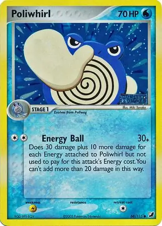 Poliwhirl Reverse Holo 68 Normal