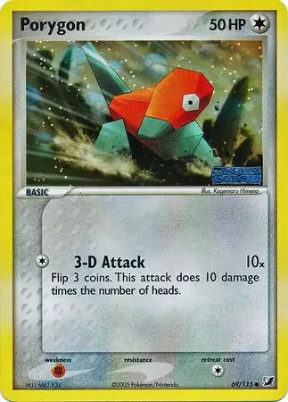 Porygon Reverse Holo 69 Normal