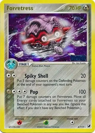 Forretress Reverse Holo 6 Normal